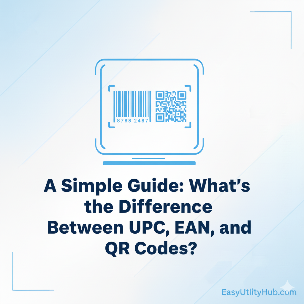 UPC vs EAN vs QR Code: What's the Difference?