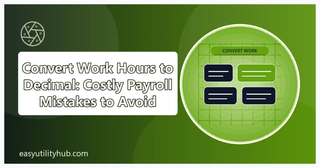 convert work hours to decimal