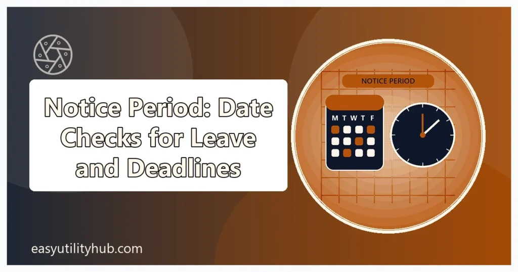notice period