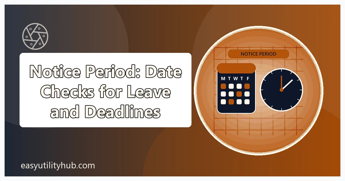 notice period