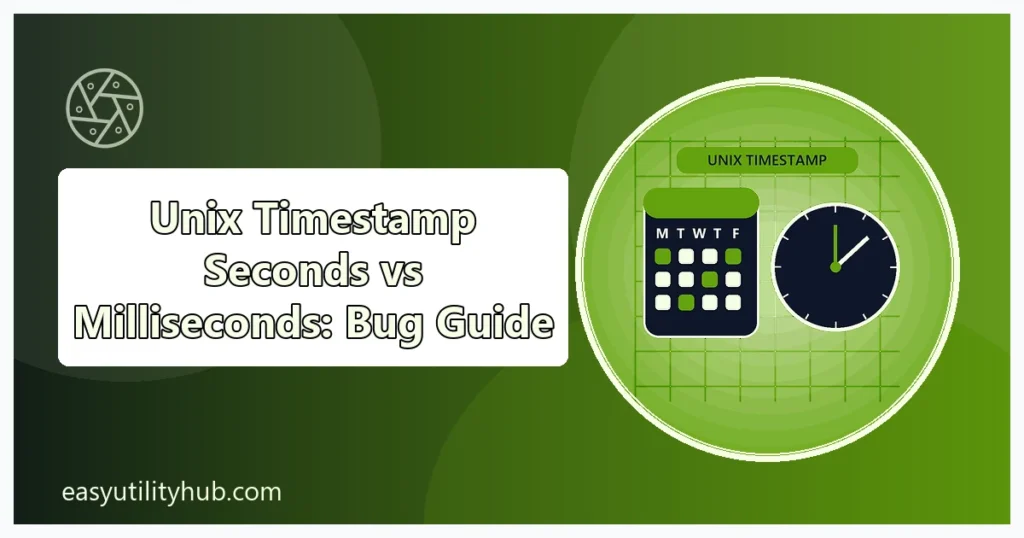 unix timestamp seconds vs milliseconds
