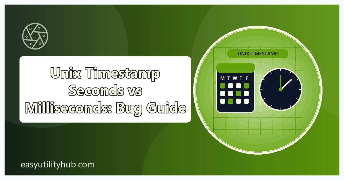 unix timestamp seconds vs milliseconds
