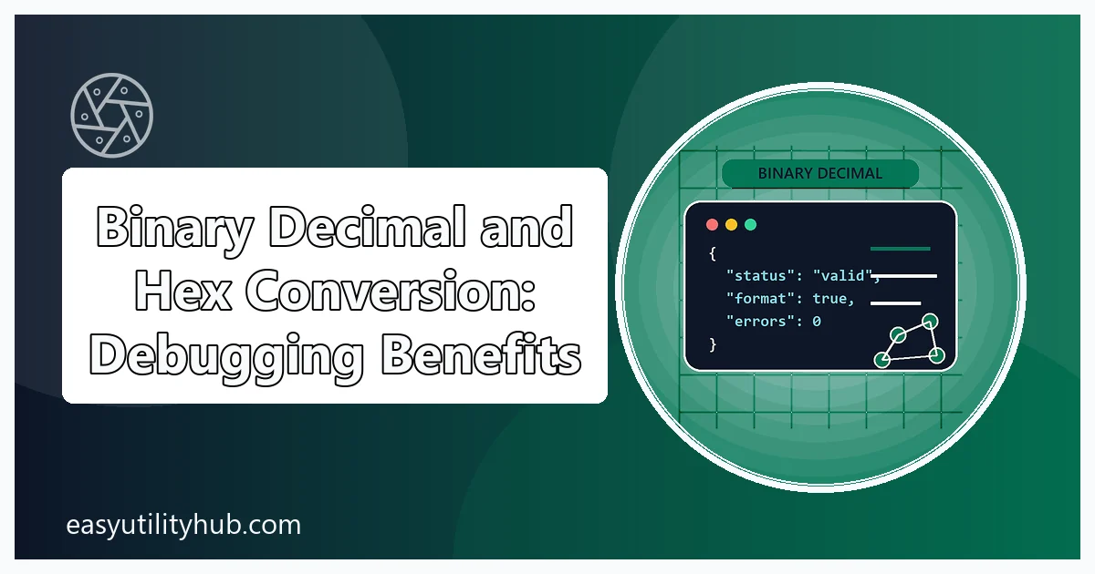 binary decimal hex conversion debugging