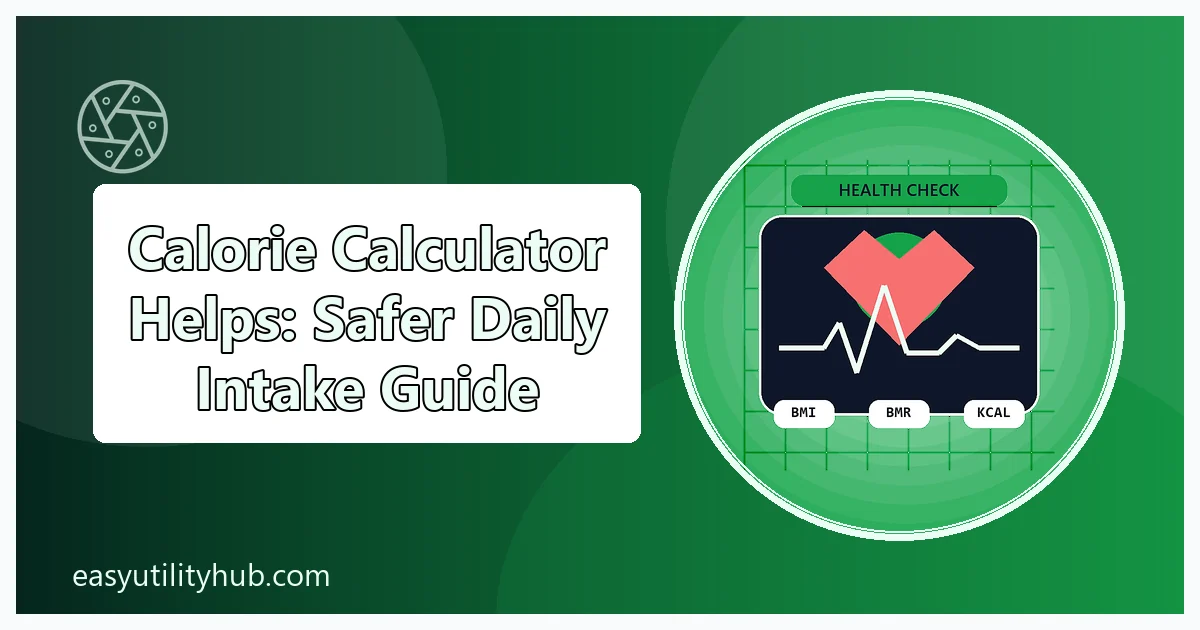 calorie calculator helps