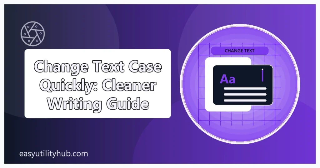 change text case quickly