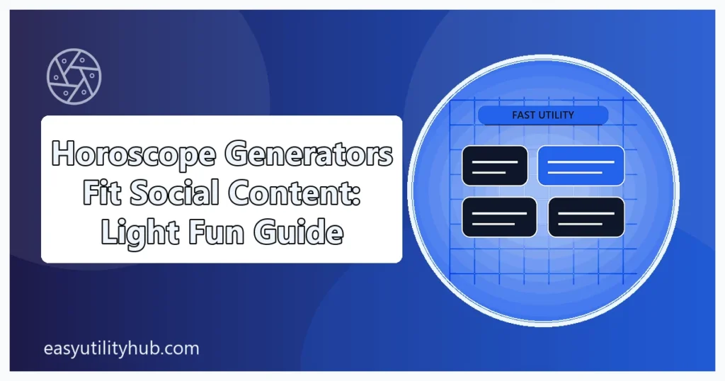 horoscope generators fit social content