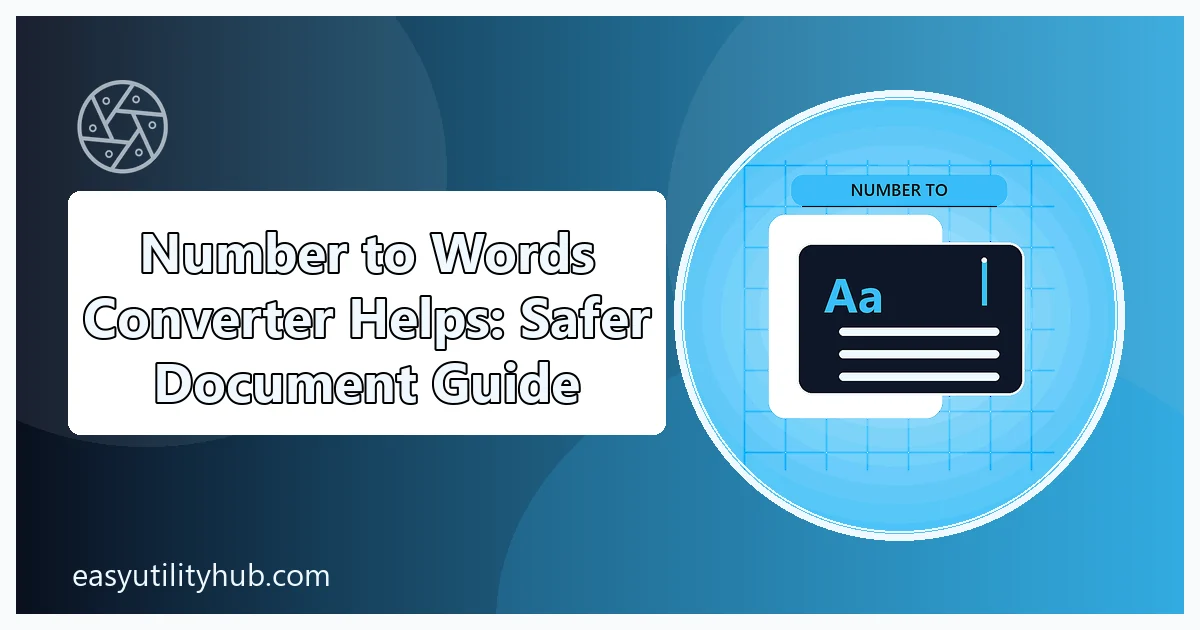 number to words converter helps