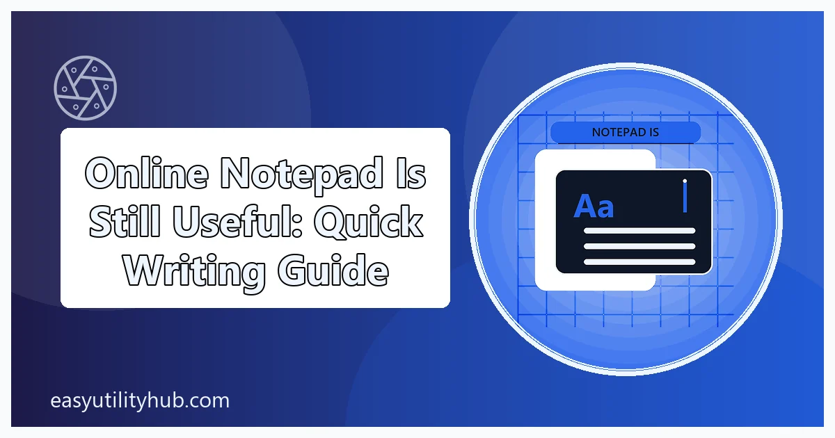 online notepad is still useful