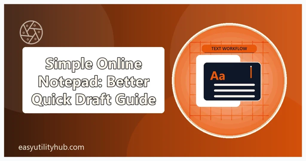 simple online notepad