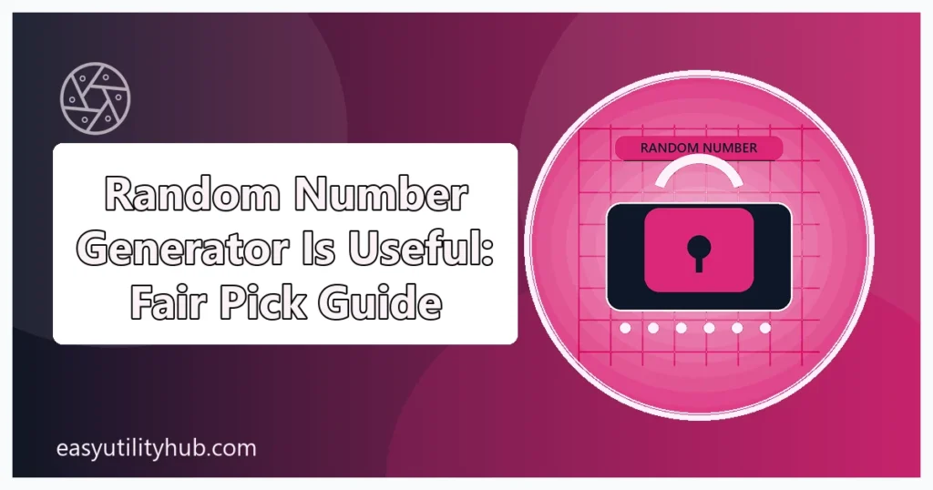 random number generator is useful