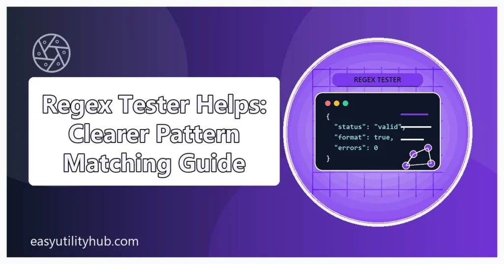 regex tester helps