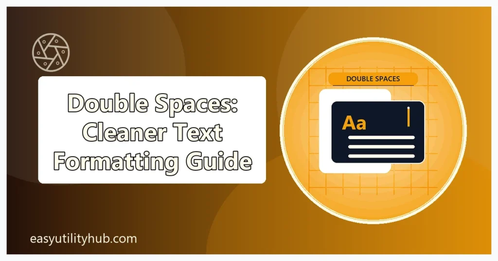 double spaces