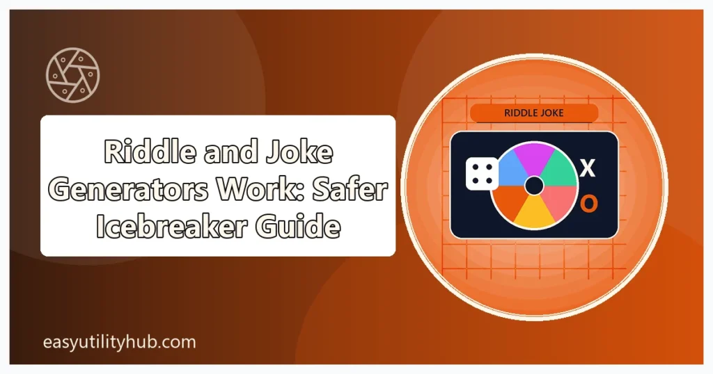 riddle and joke generators work