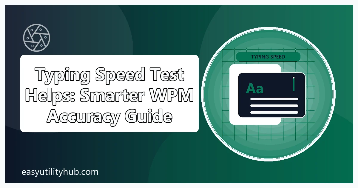 typing speed test helps