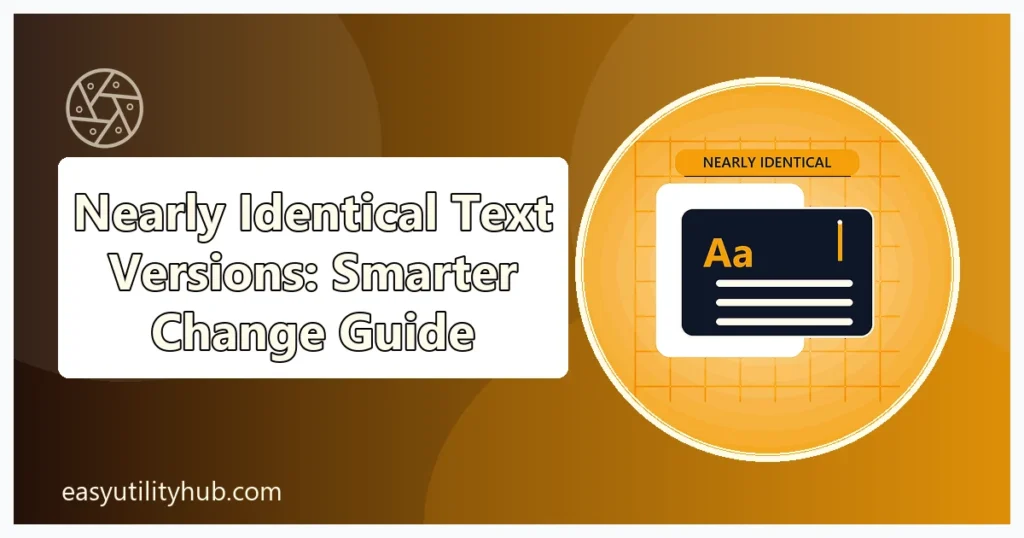 nearly identical text versions