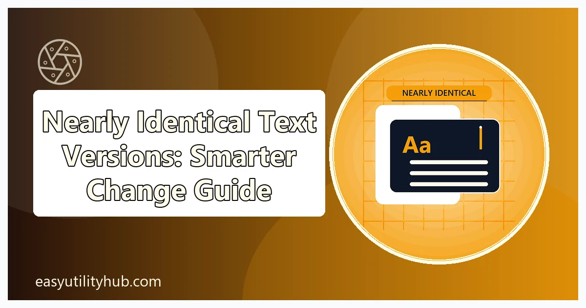 nearly identical text versions