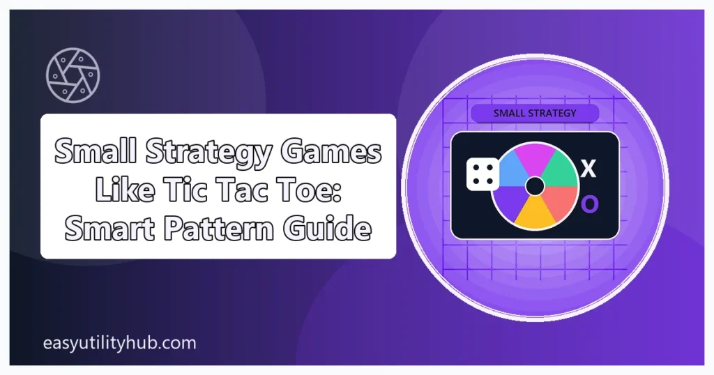 small strategy games like tic tac toe