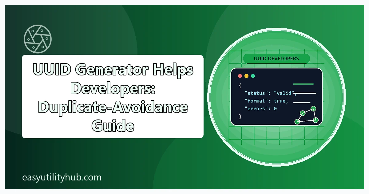 UUID generator helps developers