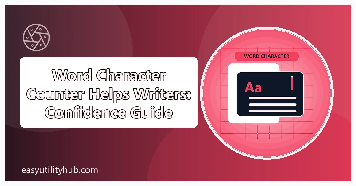 word character counter helps writers