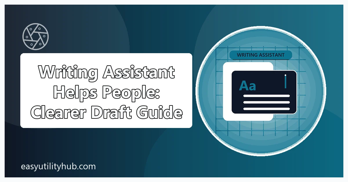 writing assistant helps people