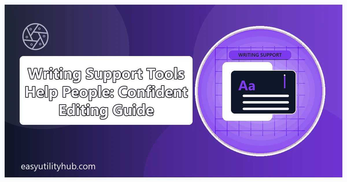 writing support tools help people