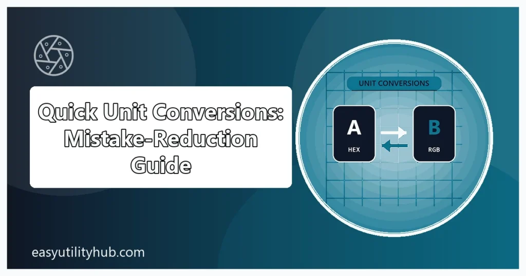 quick unit conversions