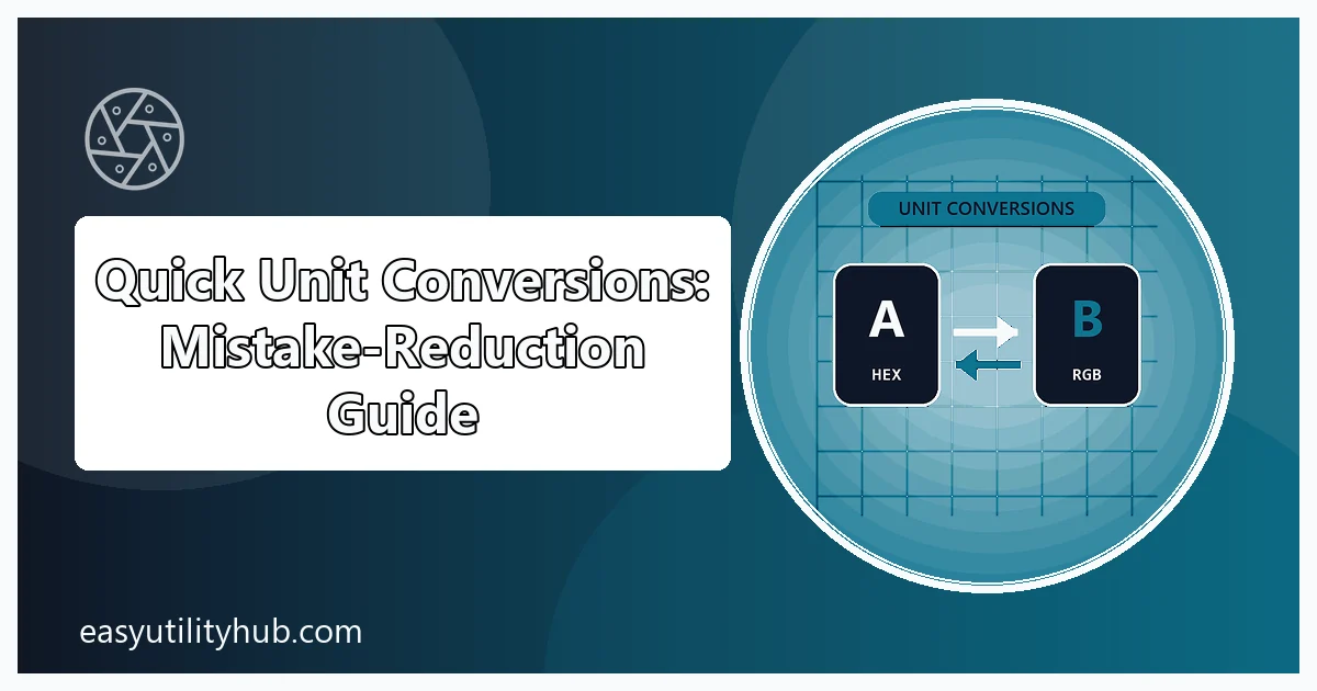 quick unit conversions