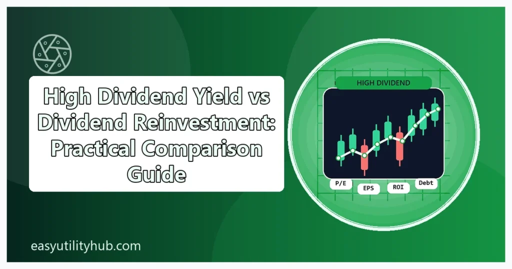 high dividend yield vs dividend reinvestment