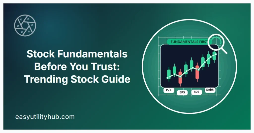 stock fundamentals before you trust