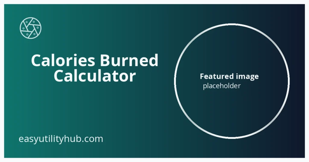 calories burned calculator result preview