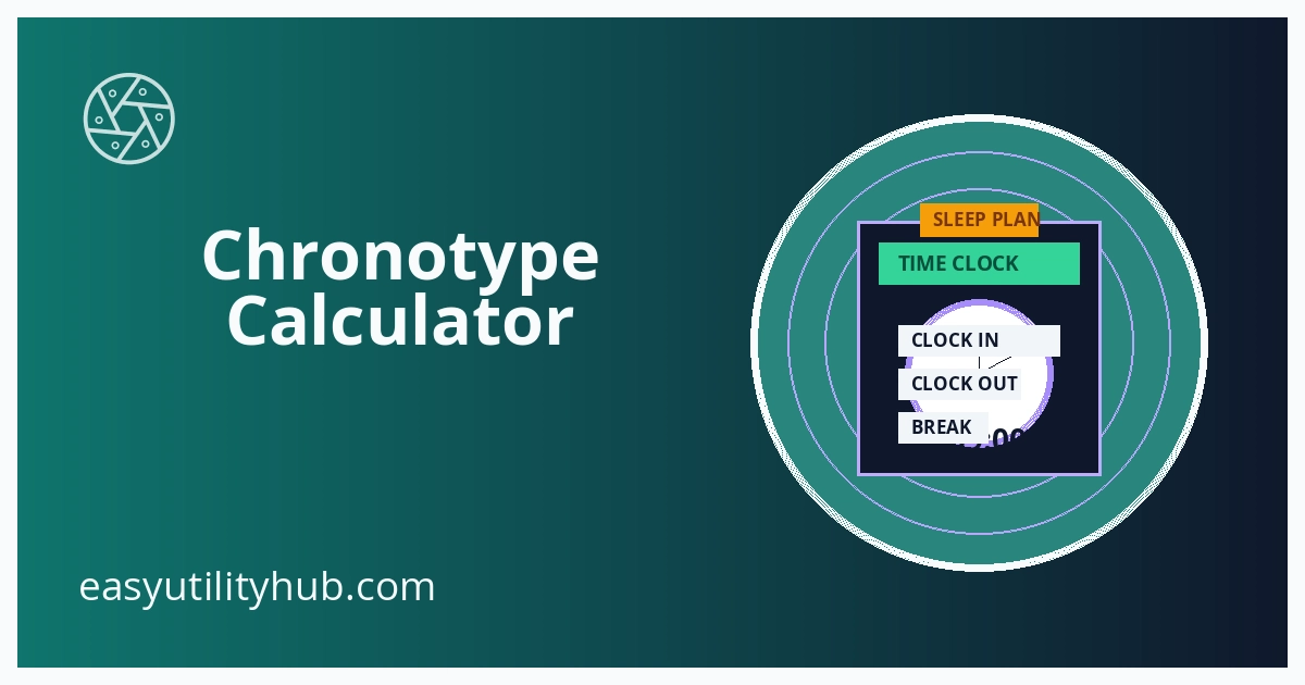 chronotype calculator result preview