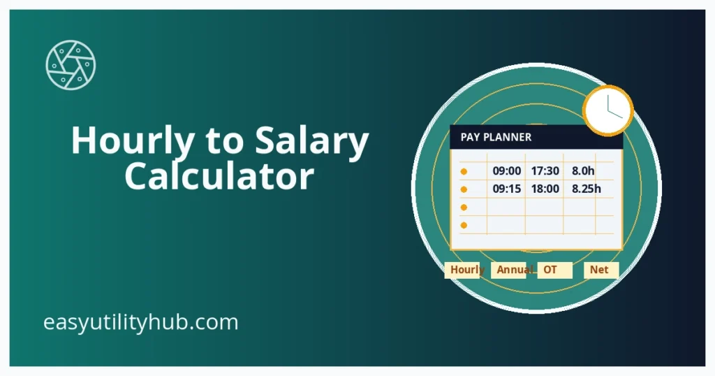 hourly to salary calculator pay converter
