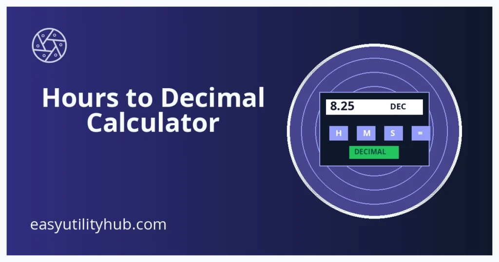 hours to decimal calculator time conversion tool