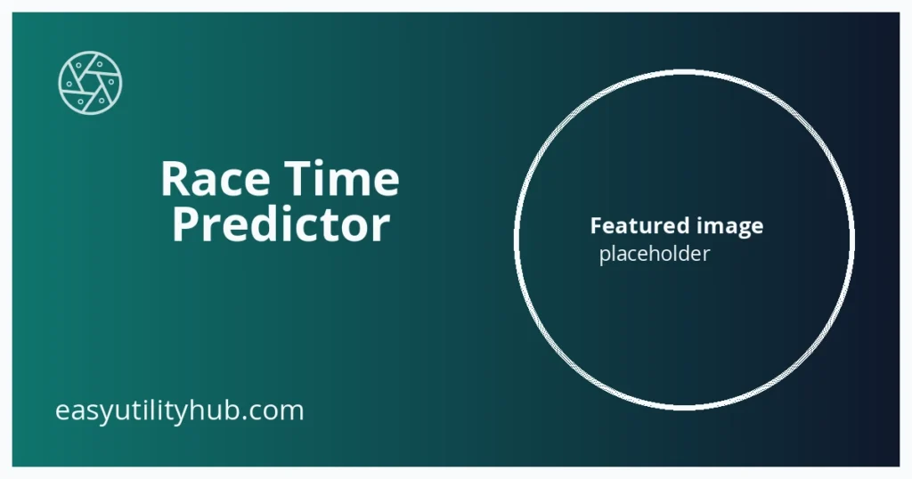 race time predictor result preview