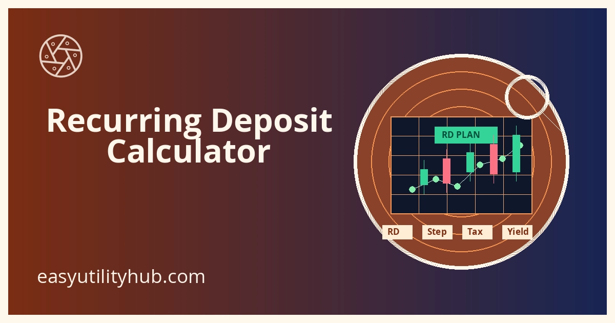recurring deposit calculator maturity growth