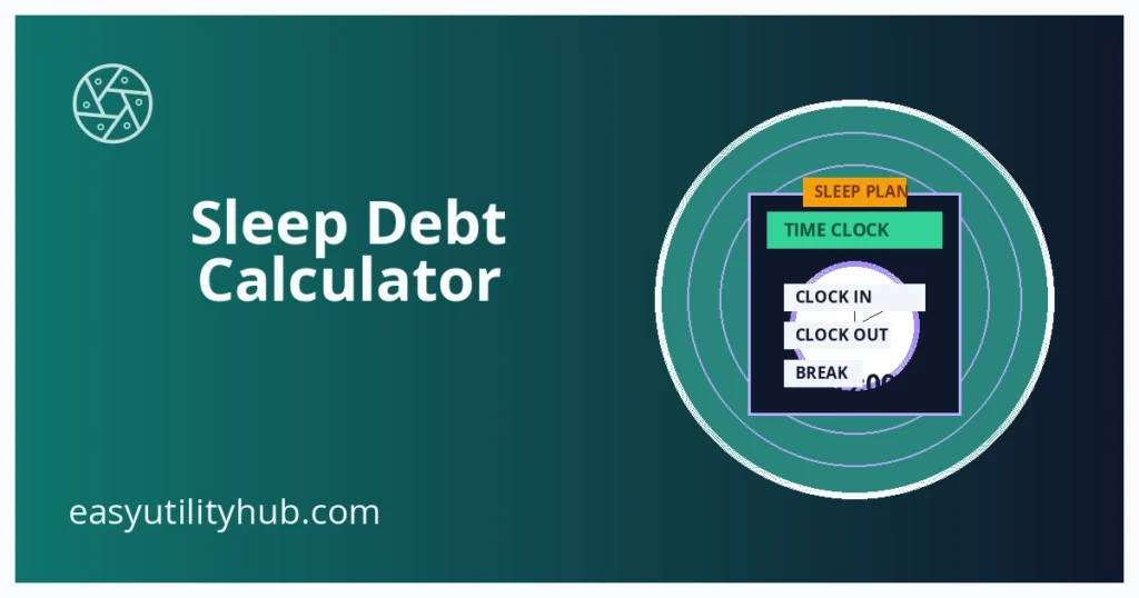 sleep debt calculator result preview